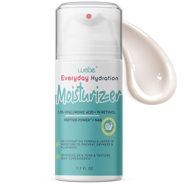WEBE Everyday Hydration Moisturizer – 50ml | Multi-Peptide Anti-Aging & Deep Hydration