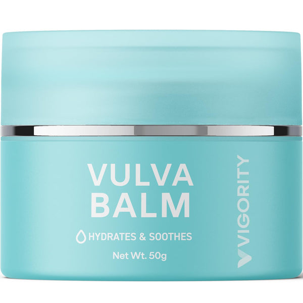 Vigority Vulva Balm Vaginal Hydrates & Soothes – 50g | Menopause Relief, Intimate Dryness & Daily Comfort