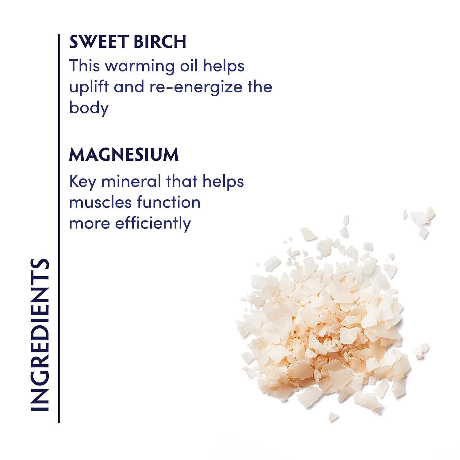Naturopathica Sweet Birch & Magnesium Bath Flakes – 312g | Relaxing Muscle Relief & Stress Support