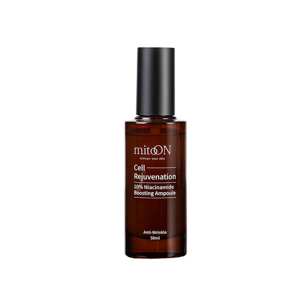 mito:ON Cell Rejuvenation 10% Niacinamide Boosting Ampoule – 50ml | Anti-Aging, Brightening & Skin Barrier Repair