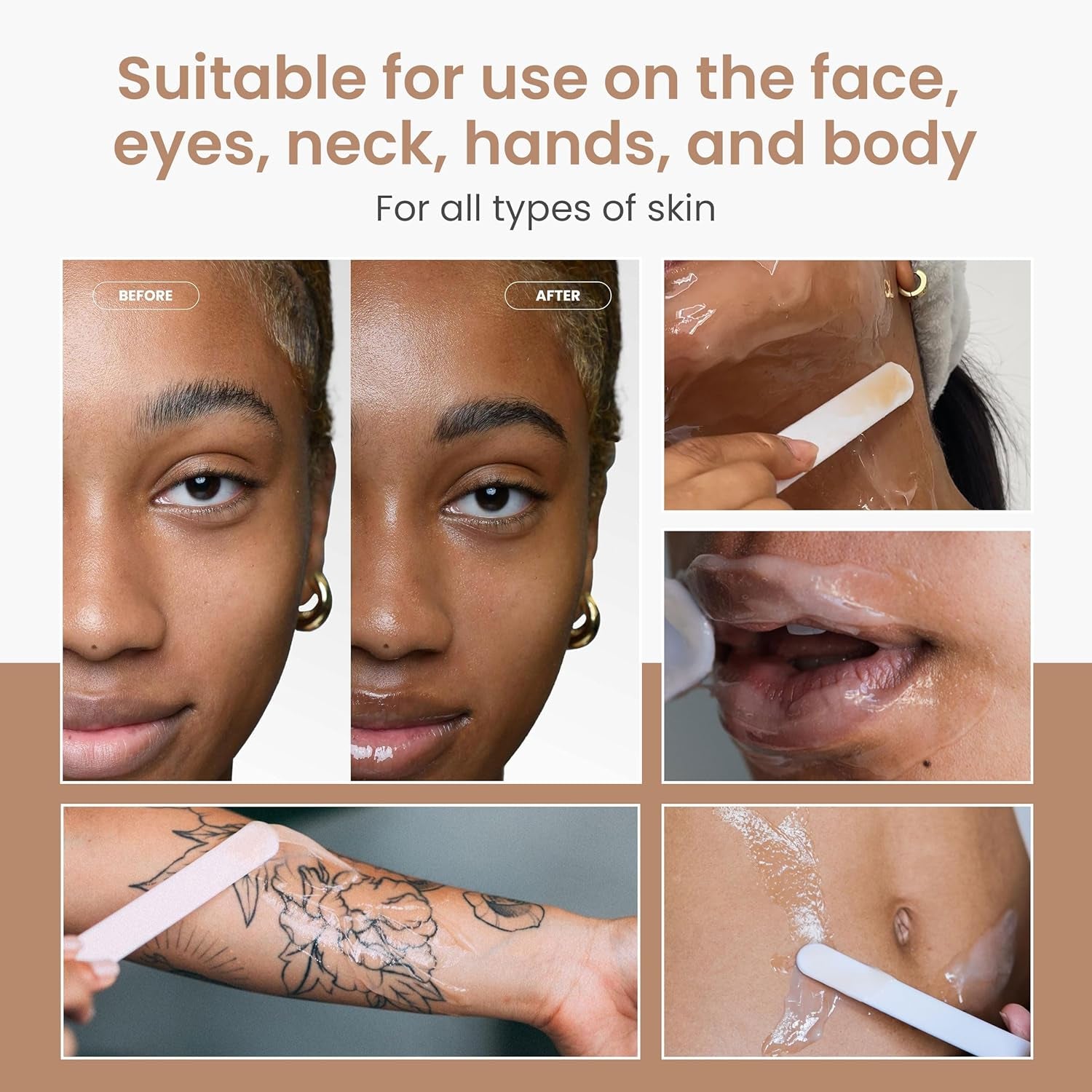 Carboxy Gel Treatment – 2-Pack CO2 Lifting Facial Mask for Puffy Eyes, Wrinkles, Dark Circles, Hydrating, Brightening, Tightening Anti-Aging Skincare