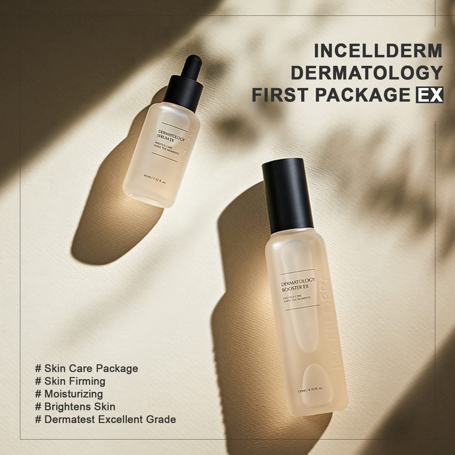 INCELLDERM Dermatology First Package EX – 130ml Booster + 45ml Serum