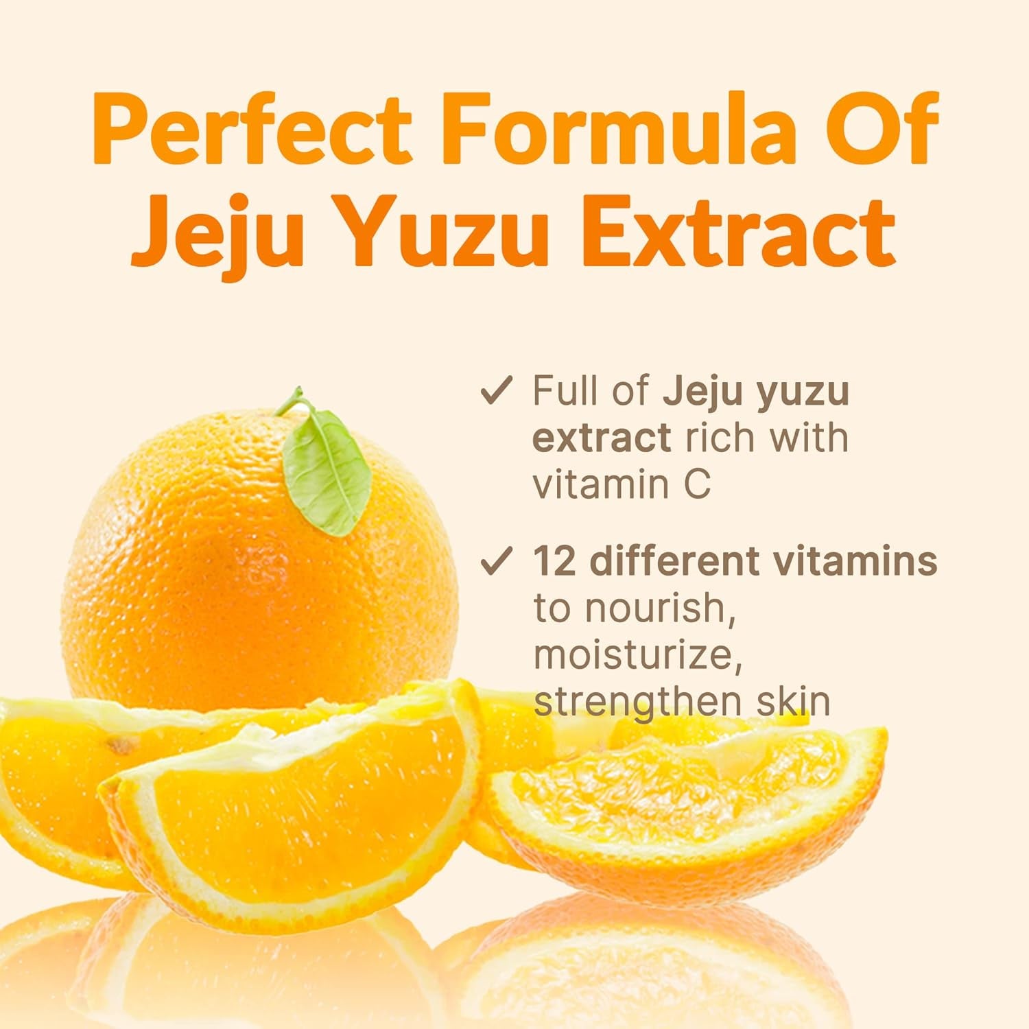 LALARECIPE Yuzu Vita-C Ampoule – 50ml | Brightening Korean Vitamin C Serum with Jeju Yuzu Extract