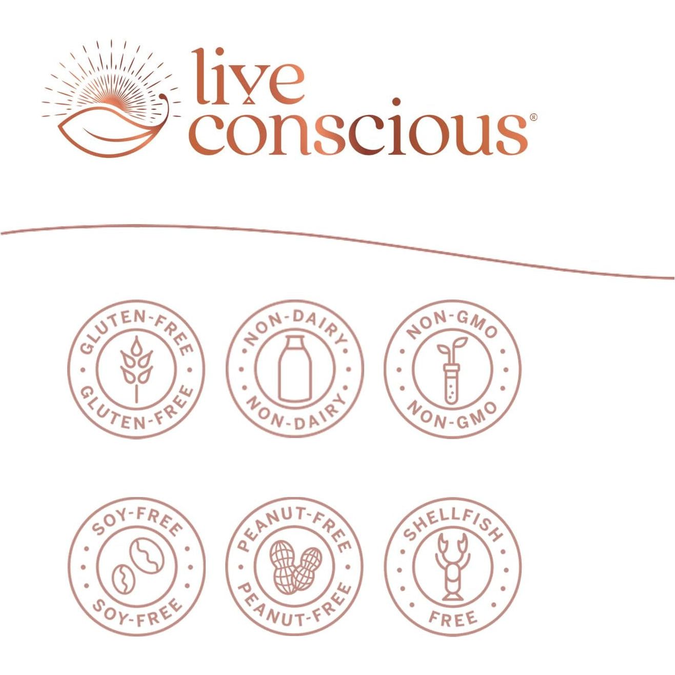 Live Conscious Potent Probiotics PRO-45 – 30 Capsules | 45 Billion CFU for Digestive, Immune & Gut-Brain Health