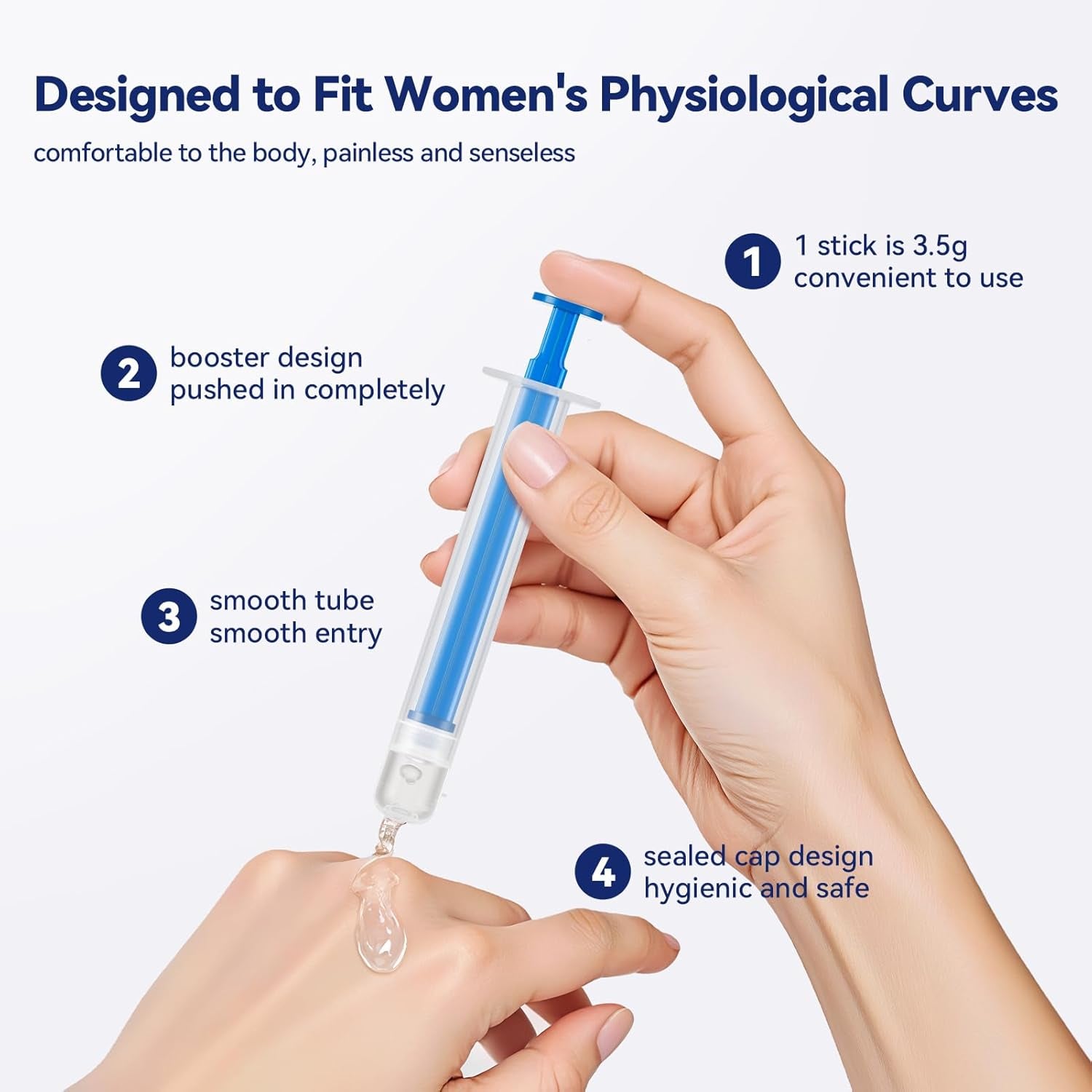 FULXR Hyaluronic Acid Vaginal Moisten Gel – 3.5g x 12 Pack | 6D Hyaluronic Acid Deep Hydration & pH Balance Support