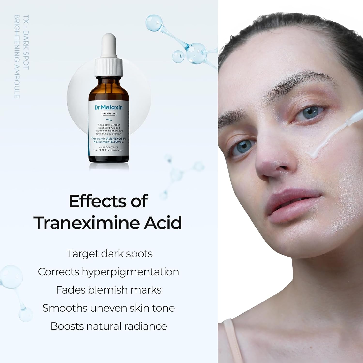 Dr.Melaxin TX-Ampoule Rx – 30ml | Advanced Brightening & Skin Repair Serum