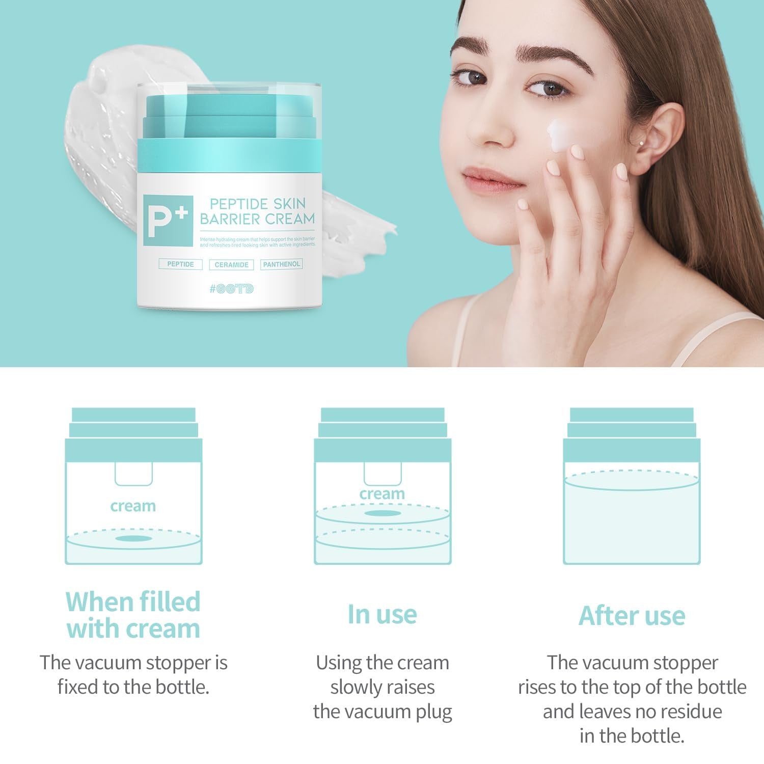 #OOTD Peptide Skin Barrier Cream – 50ml | Deep Hydration & Barrier Repair