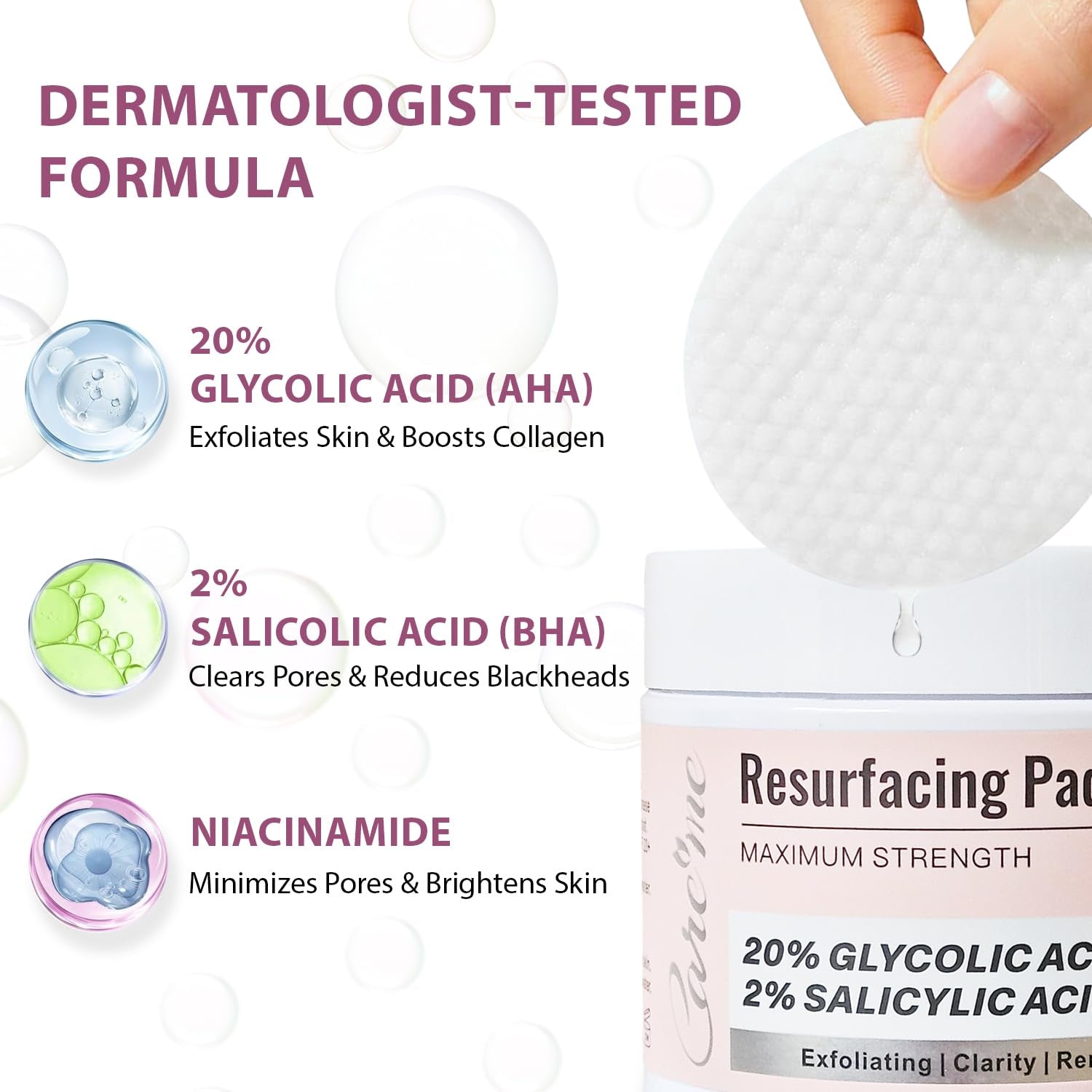 Care me Resurfacing Pads - 50 Pads