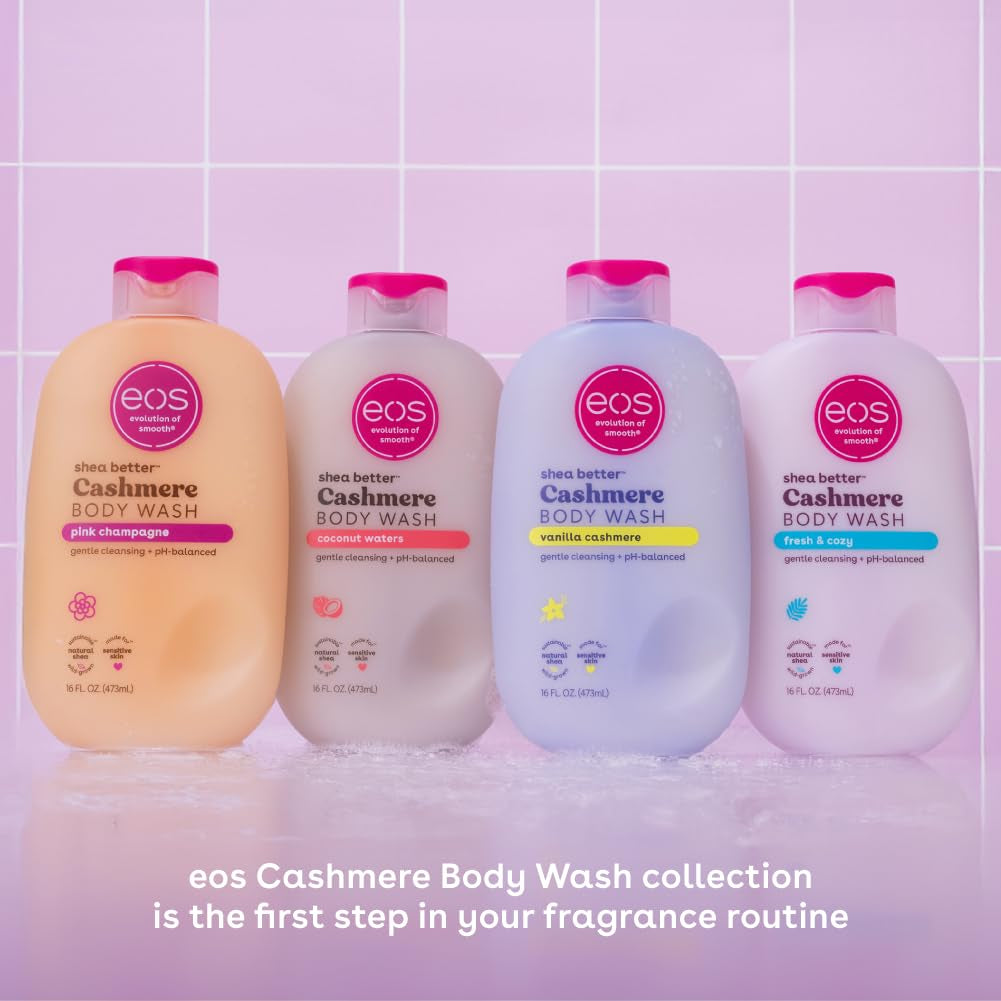 eos Shea Better Cashmere Body Wash, Vanilla Cashmere - 473ml