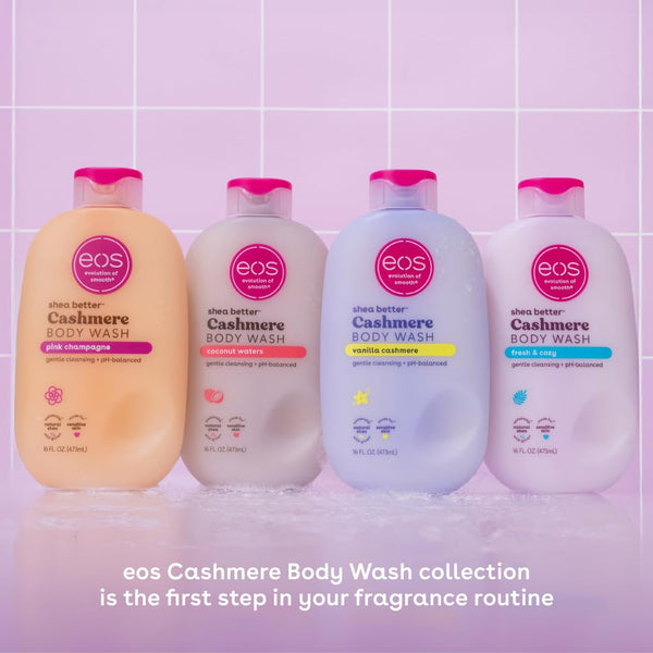 eos Shea Better Cashmere Body Wash, Vanilla Cashmere - 473ml