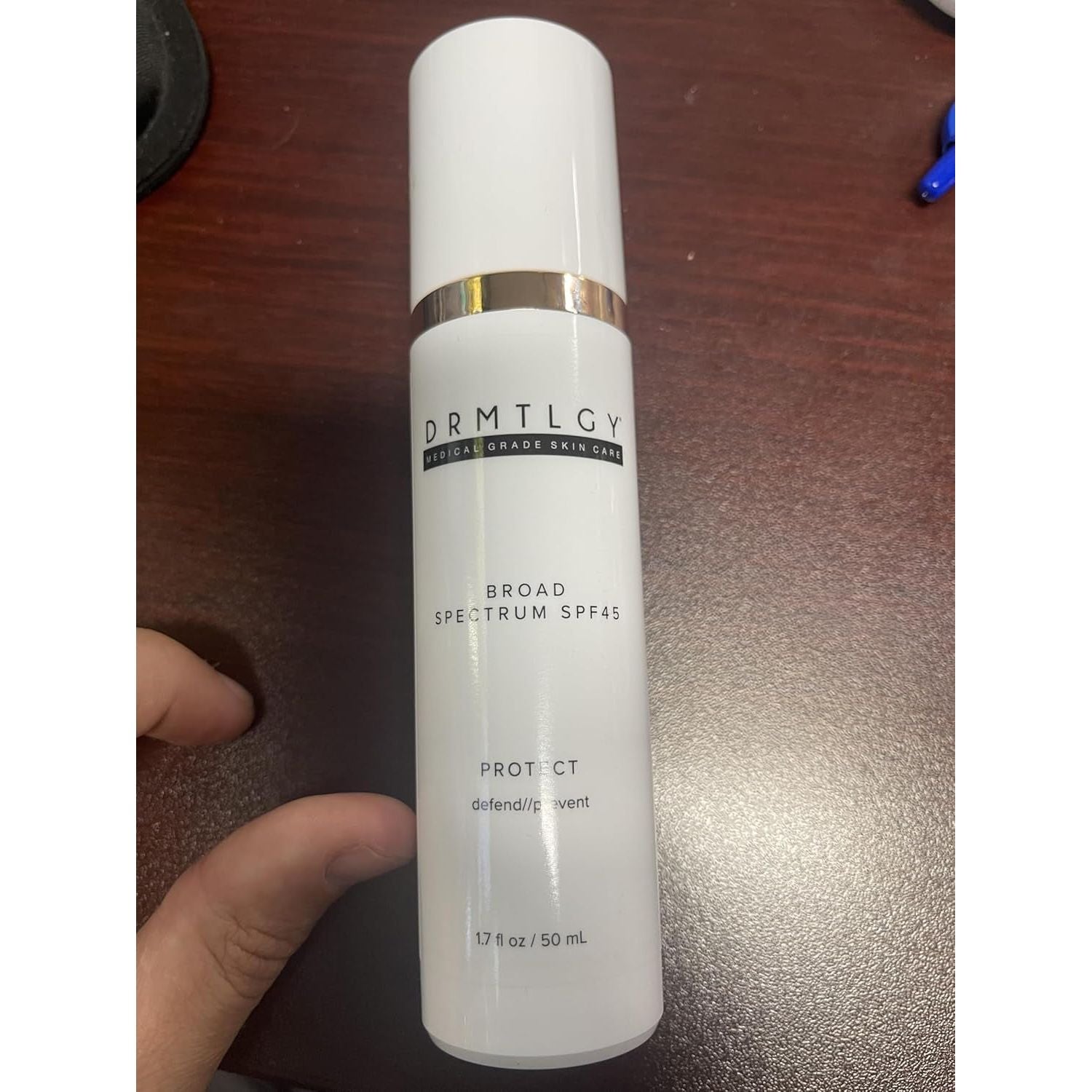 DRMTLGY PROTECT Broad Spectrum SPF 45 – 50ml | Tinted Moisturizer + Sunscreen for Glowing, Protected Skin