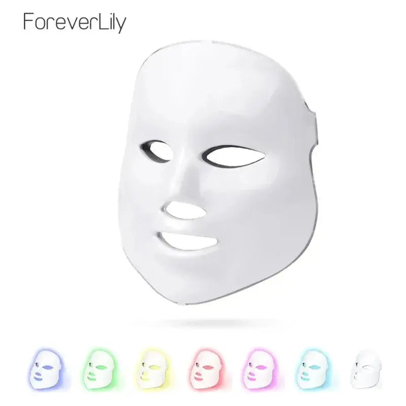 7 Colors LED Facial Mask – Advanced Light Therapy - Glam Global UKGlam Global UK