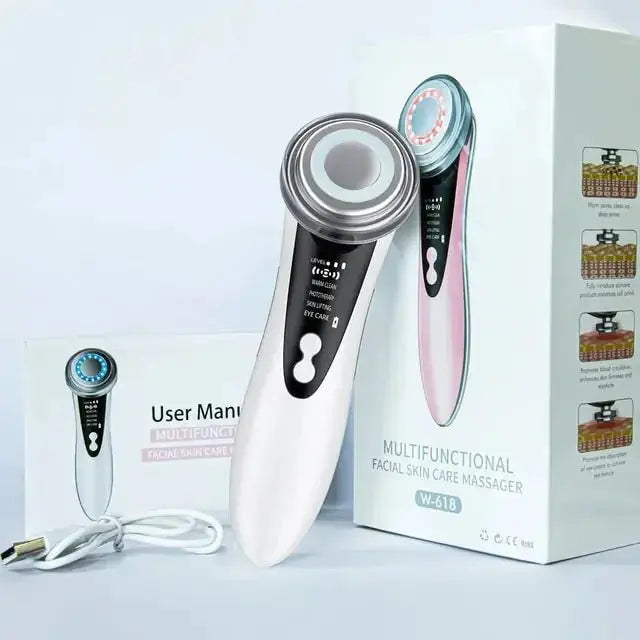 7 - in - 1 Facial Massager – Advanced Anti - Aging Therapy & Skin Rejuvenation - Glam Global UK