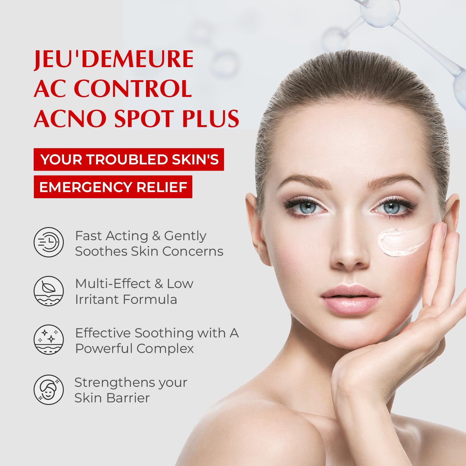 JEU'DEMEURE AC Control Acno Spot Plus – 20g | Targeted Blemish & Redness Treatment