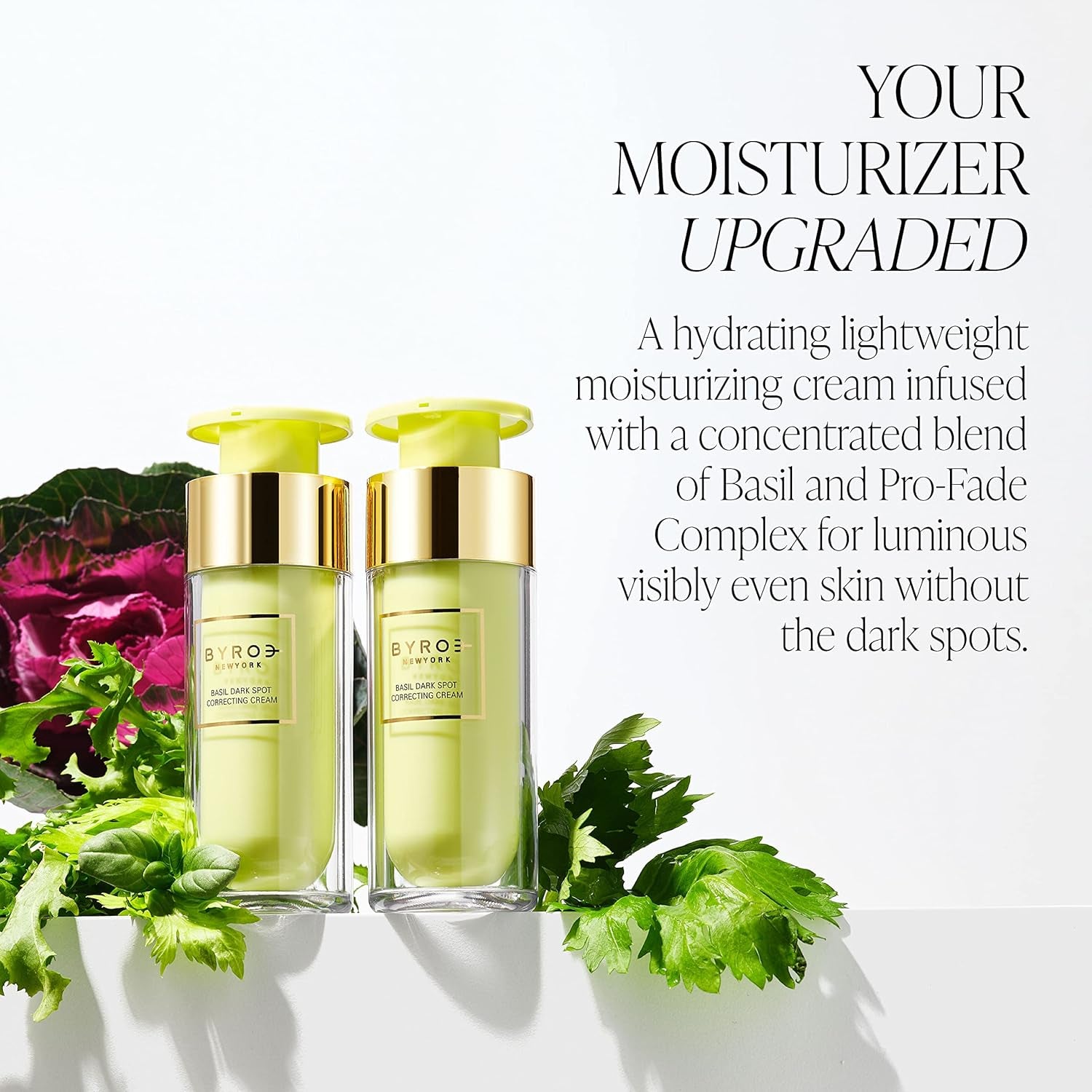 BYROE Basil Dark Spot Correcting Cream – 30ml | Dark Spot Fading, Calming & Hydrating