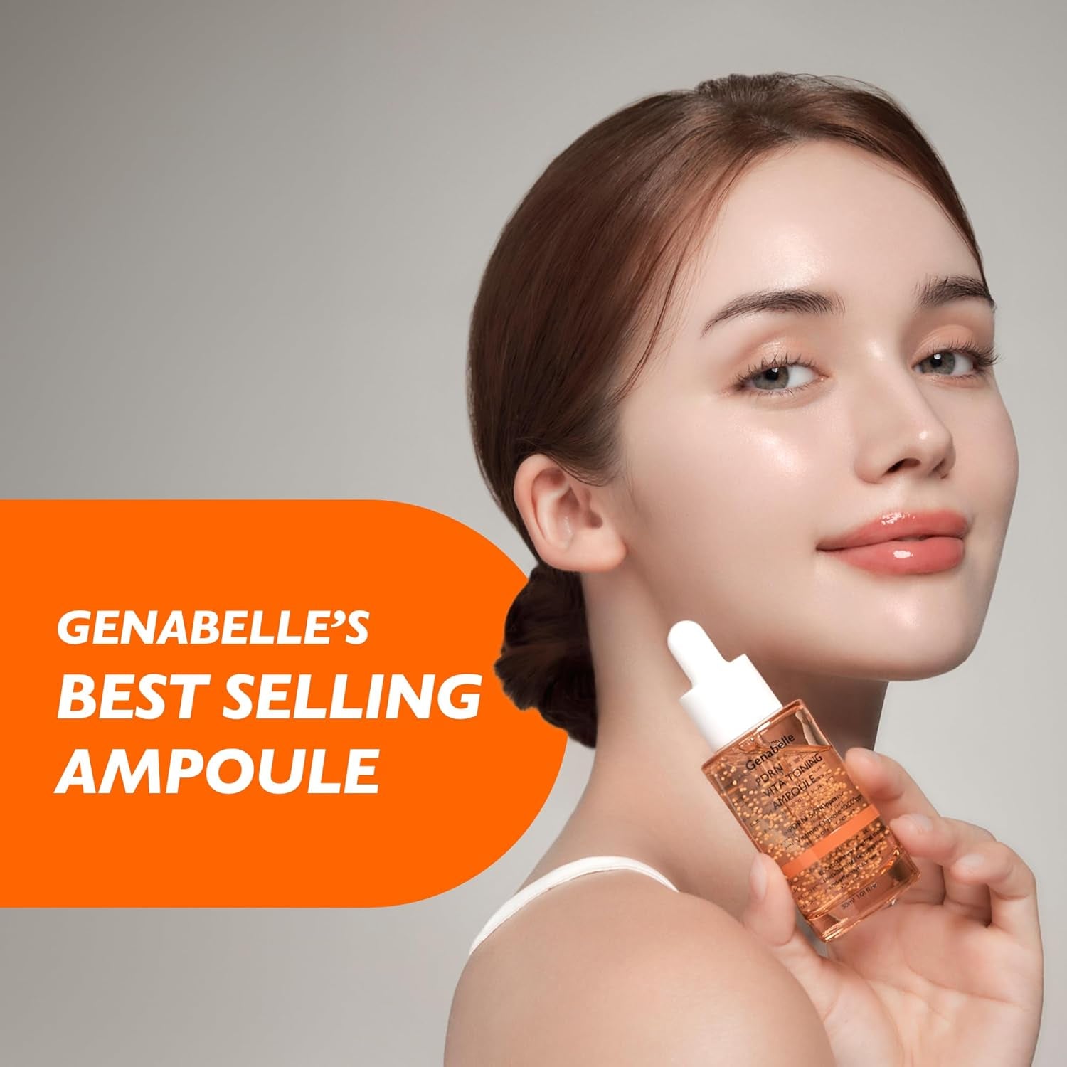 Genabelle PDRN Vita Toning Ampoule – 70ml (Jumbo Size) | Brightening, Hydrating & Firming Serum