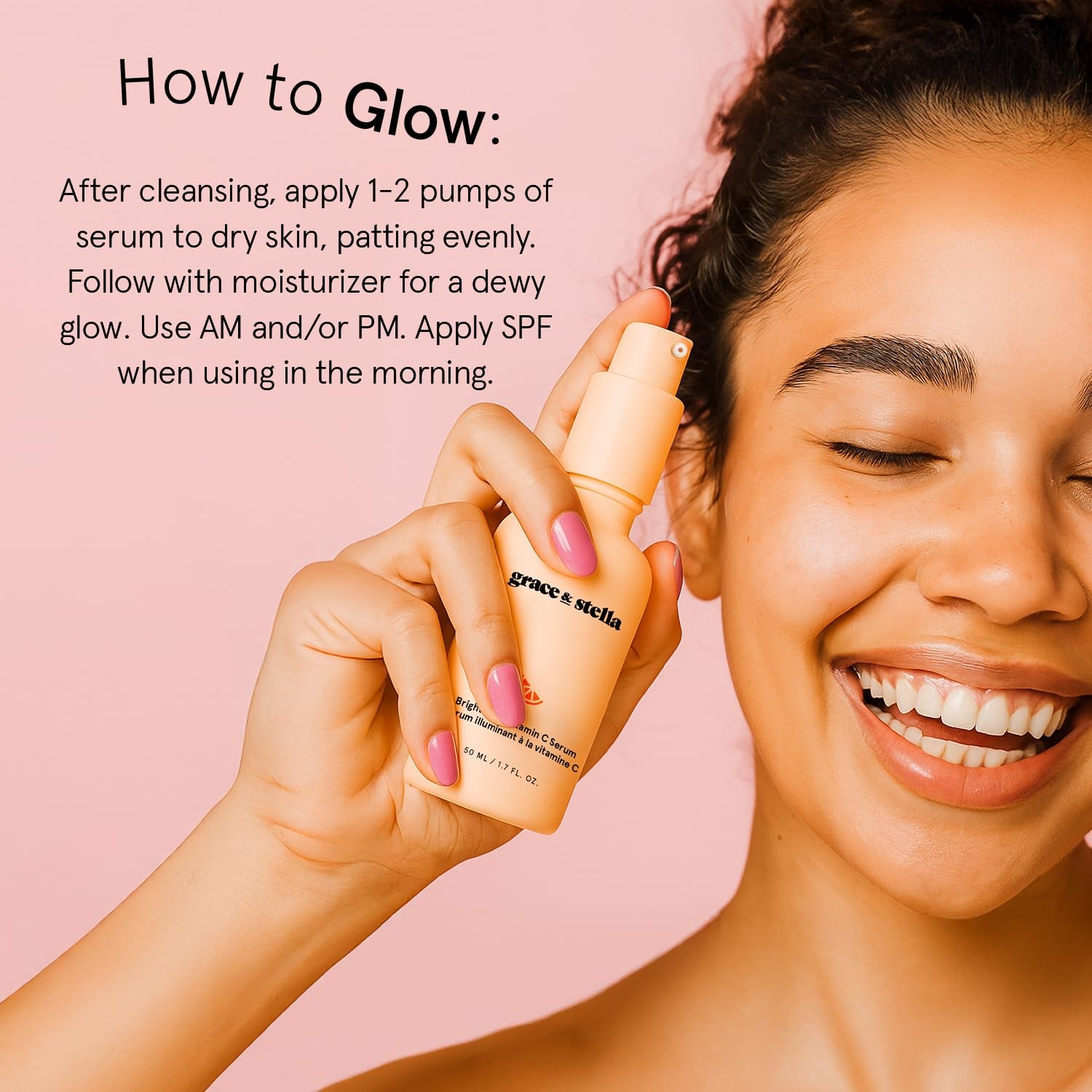 Vitamin C Serum for Face (50Ml /1.7 Fl Oz)- Brightening Vitamin C for Face with Hyaluronic Acid Serum to Reduce Dullness & Dark Spots - Vegan Skincare