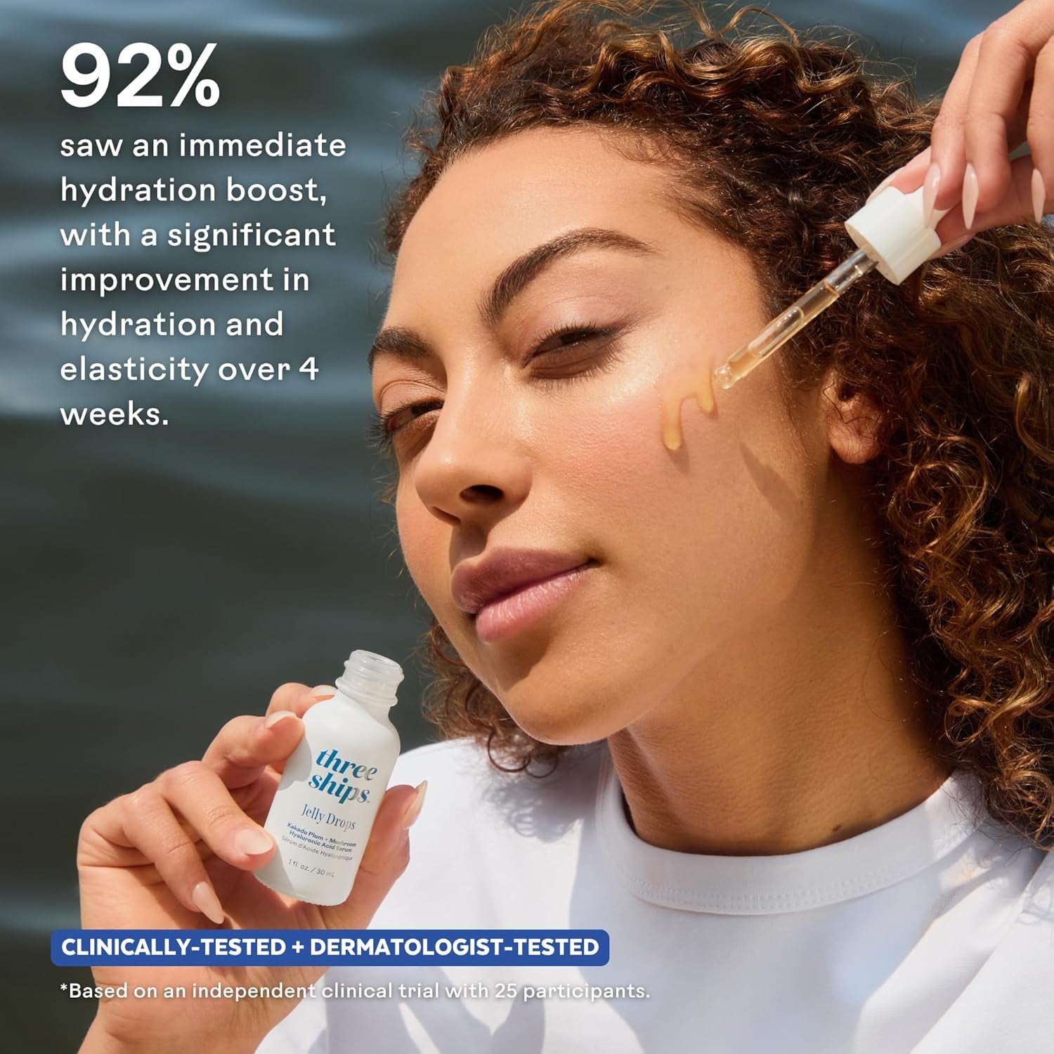 - Jelly Drops Kakadu Plum + Mushroom Hyaluronic Acid Serum | Hydrate, Replenish, Plump Skin | Cruelty-Free, Vegan, Paraben-Free, Sensitive Skin Safe (1 Fl Oz | 30 Ml)