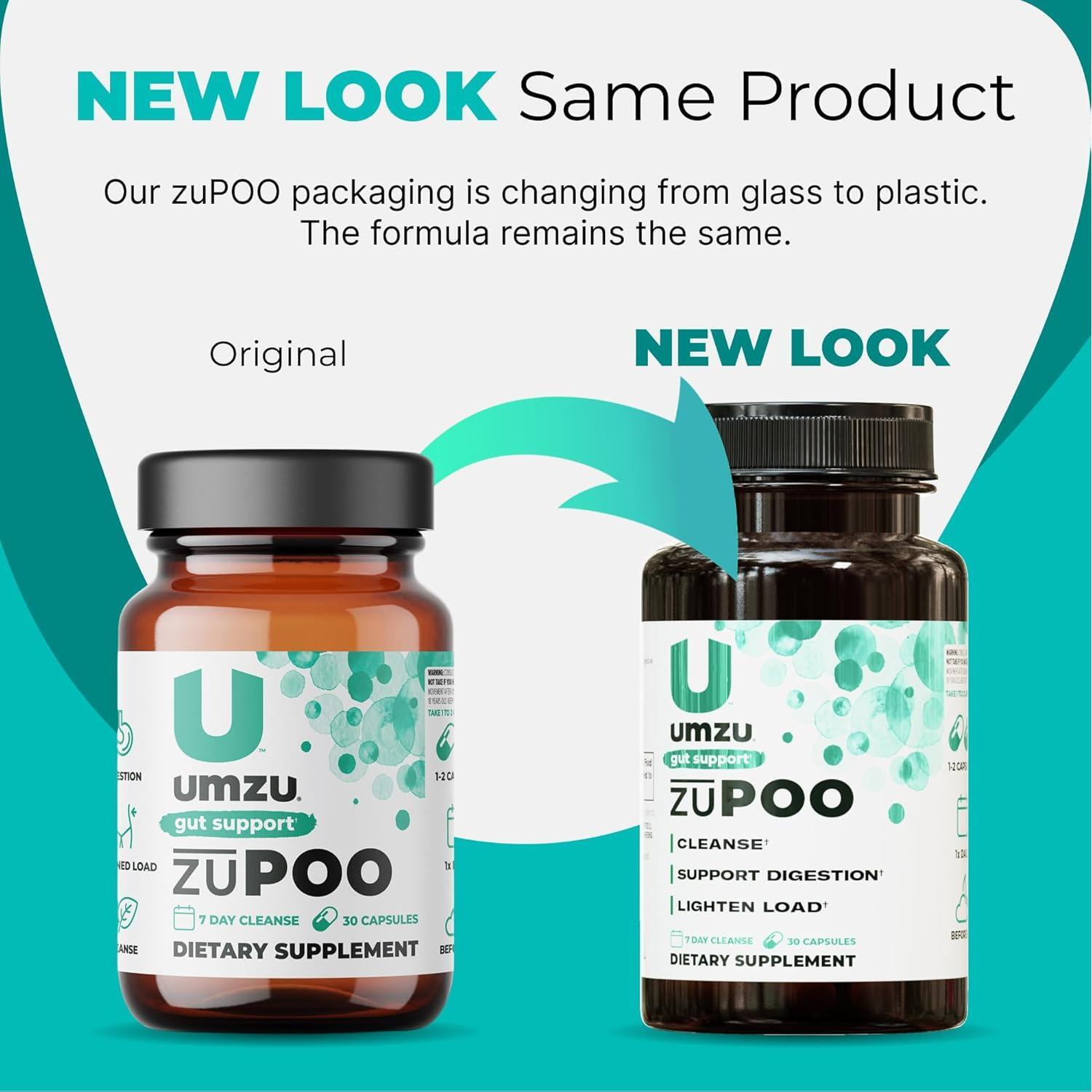 UMZU zuPoo Gut Cleanse – 30 Capsules | 7-Day Natural Detox for Digestive Health & Waste Elimination