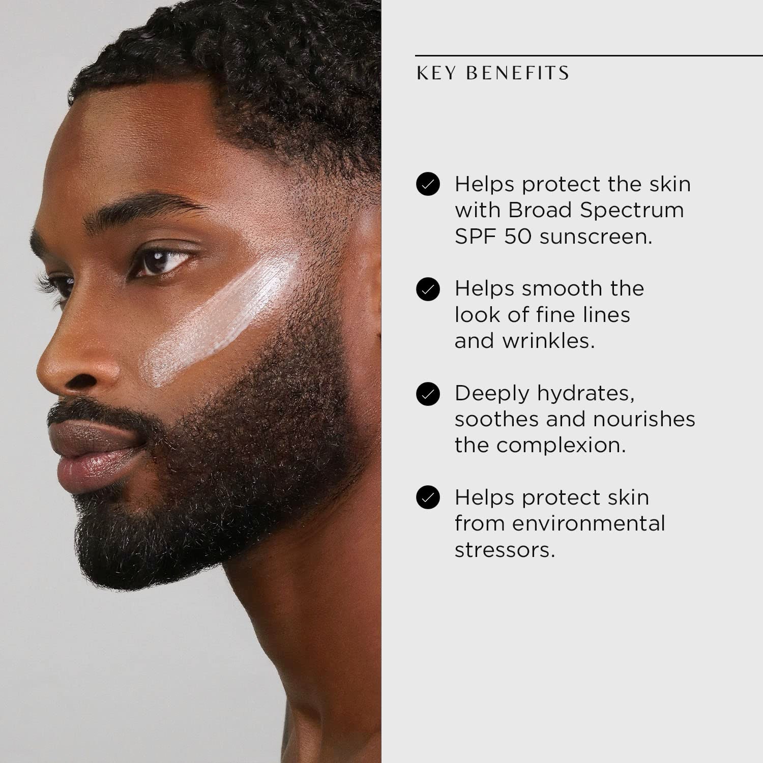COSMEDIX Peptide-Rich Defense Moisturizer SPF 50 – 50ml | Firming Daily Moisturiser with High UV Protection