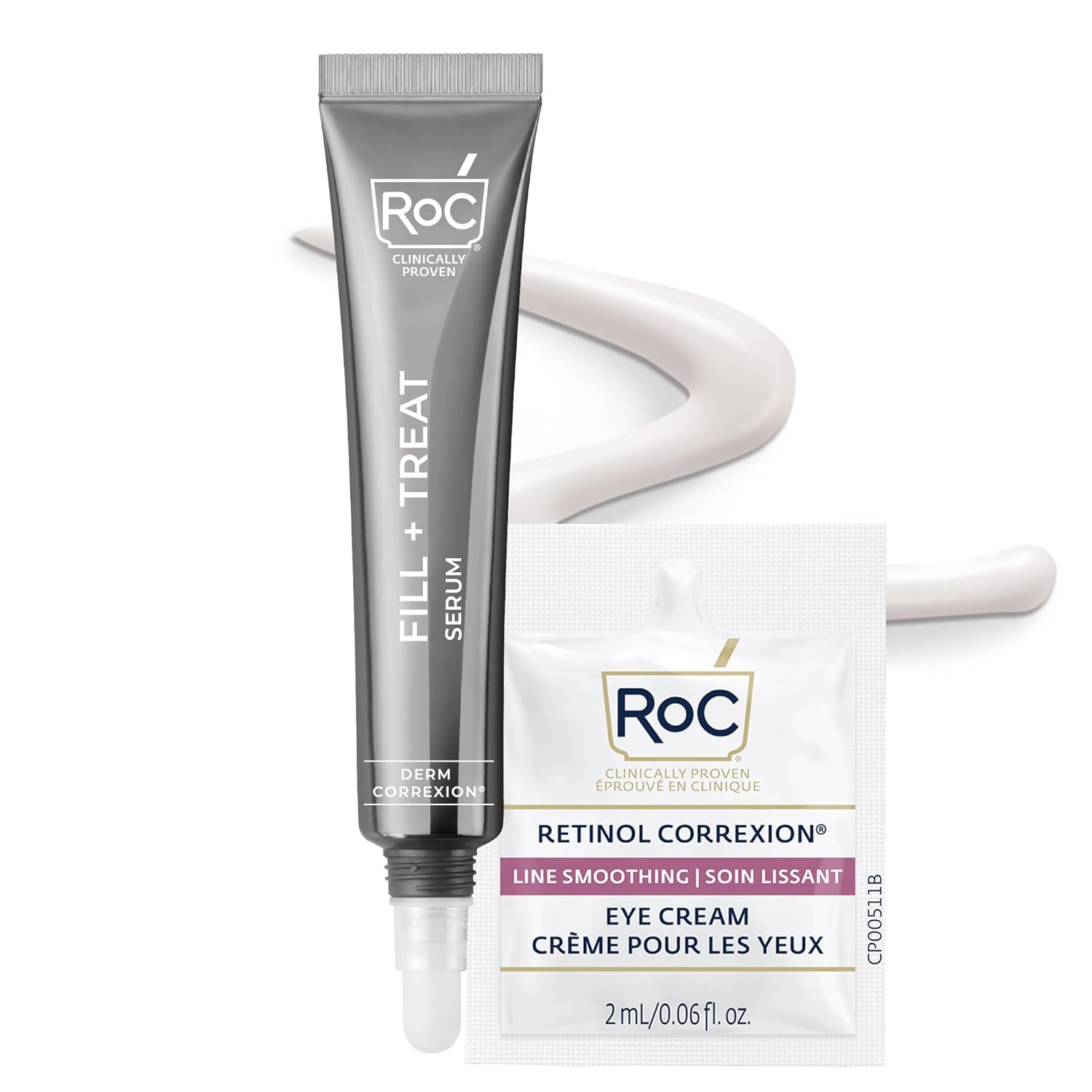 RoC Derm Correxion Fill + Treat Advanced Retinol Serum – 15ml | Wrinkle-Filling, Plumping & Anti-Aging