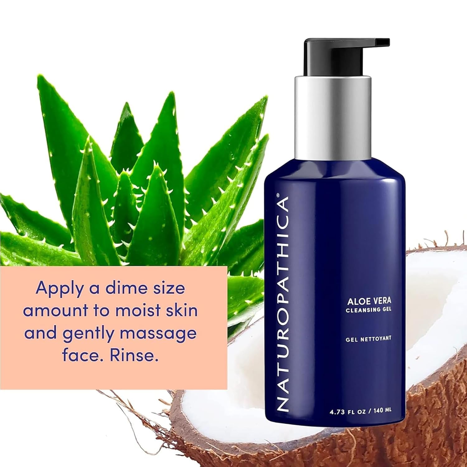 Naturopathica Aloe Vera Cleansing Gel – 140ml | Gentle Hydrating Face Wash