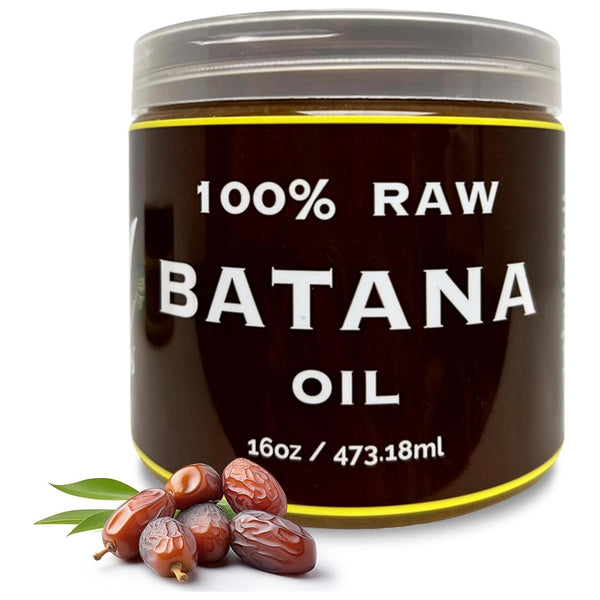 RA Cosmetics Raw Batana Hair Oil - 473ml | Intensive Hair Growth & Nourishment