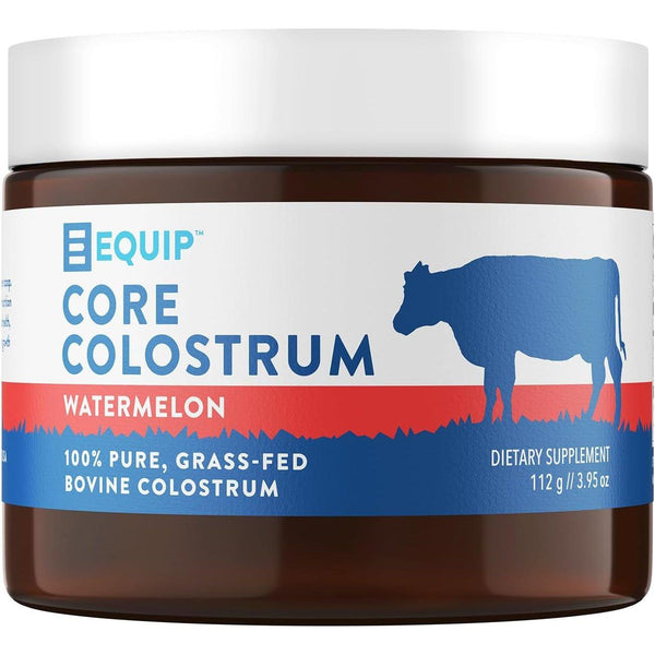Equip Core Colostrum Powder | Watermelon – 112g | Grass-Fed Bovine Colostrum for Immunity, Gut Health & Skin Support