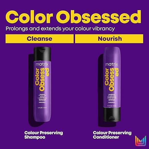 Matrix Total Results Color Obsessed Shampoo & Conditioner Duo - 2 x 300ml | Color Protection & Vibrancy