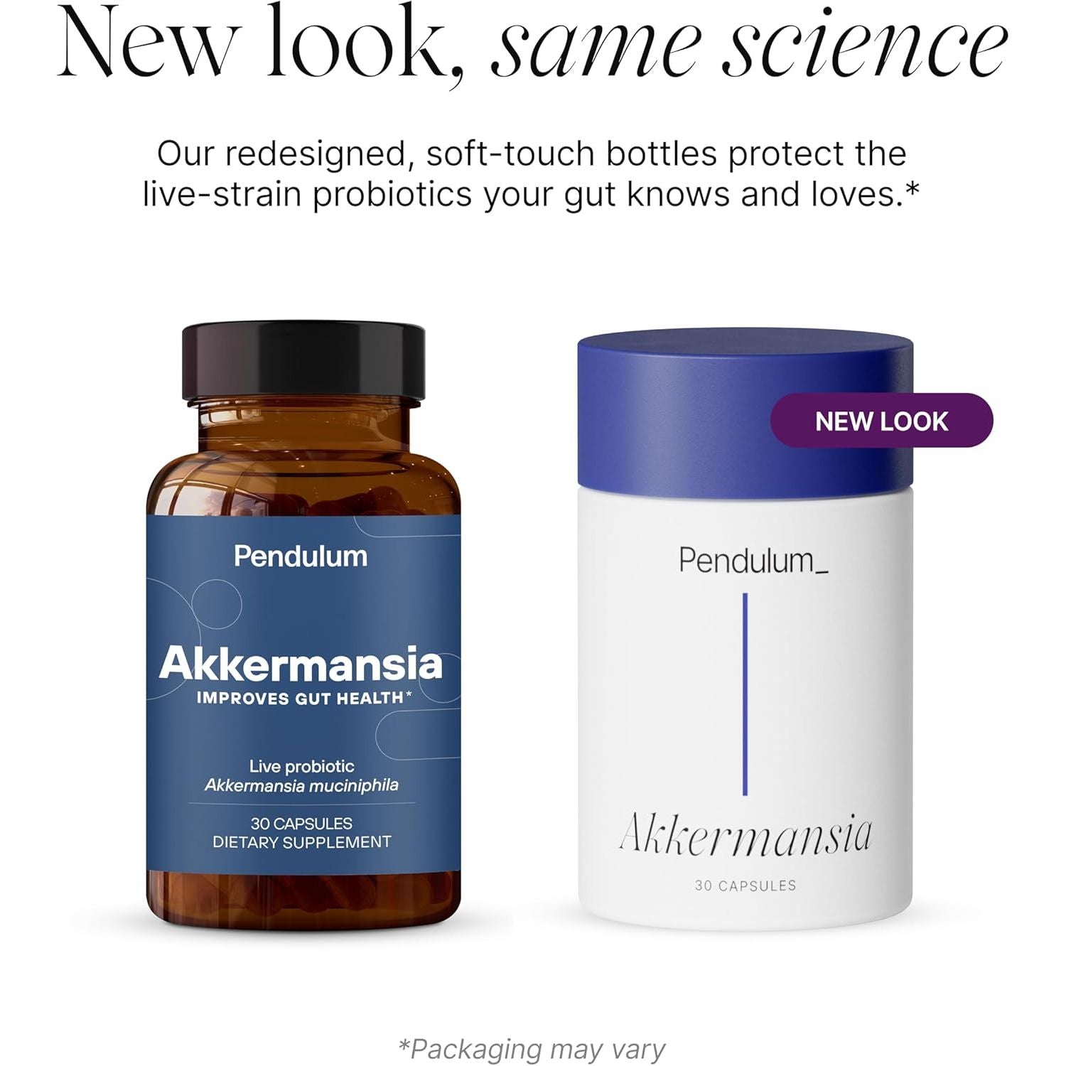 Pendulum Akkermansia Live Probiotic | 30 Capsules | Gut Health Support with 100 Million CFU of Akkermansia Muciniphila