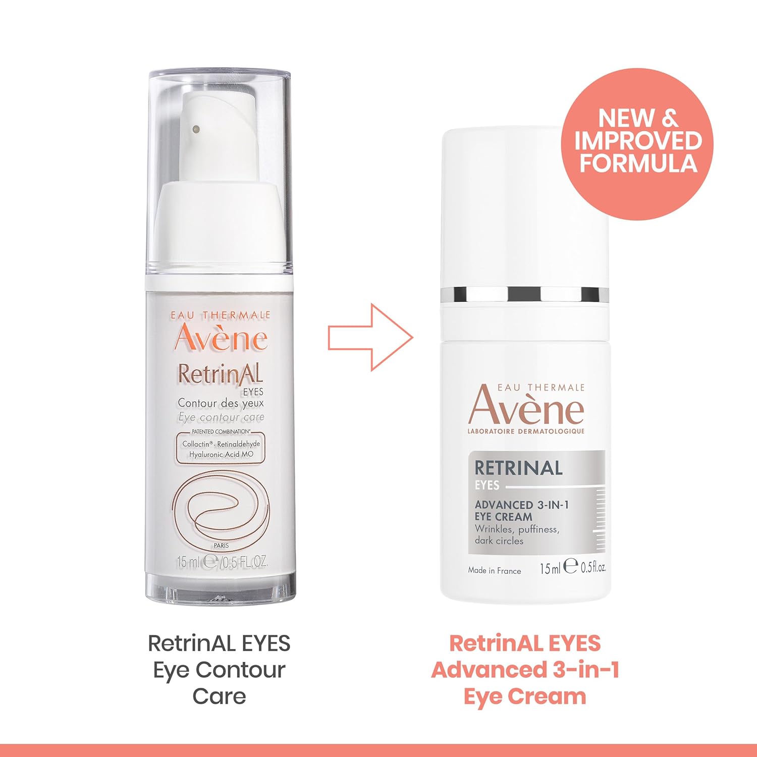 Avene Retrinal Ojos 0.5 fl oz 15 ml