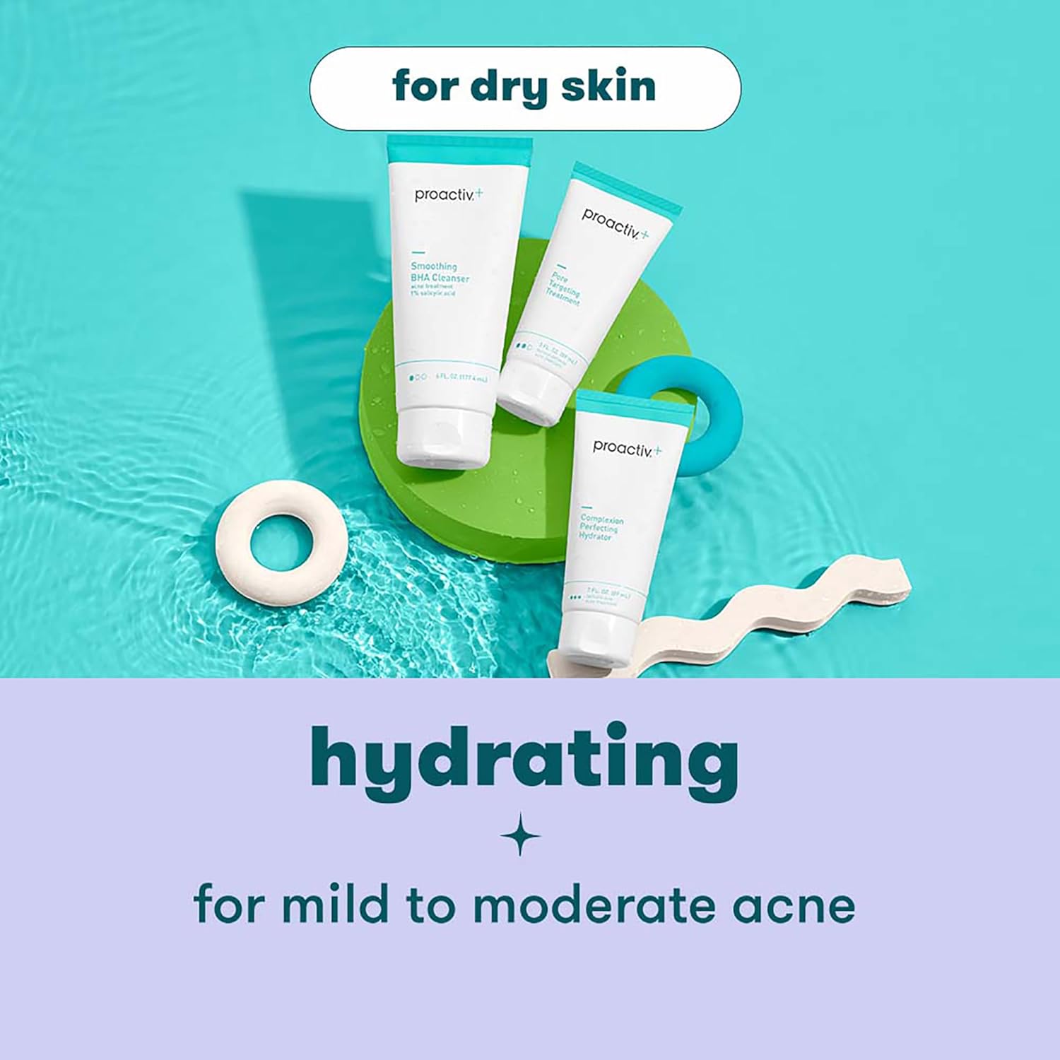 Proactiv+ 3 Step Advanced Skincare System | 90 Day Complete Acne Care Kit | Hydrating, Exfoliating, and Clear Skin Solution
