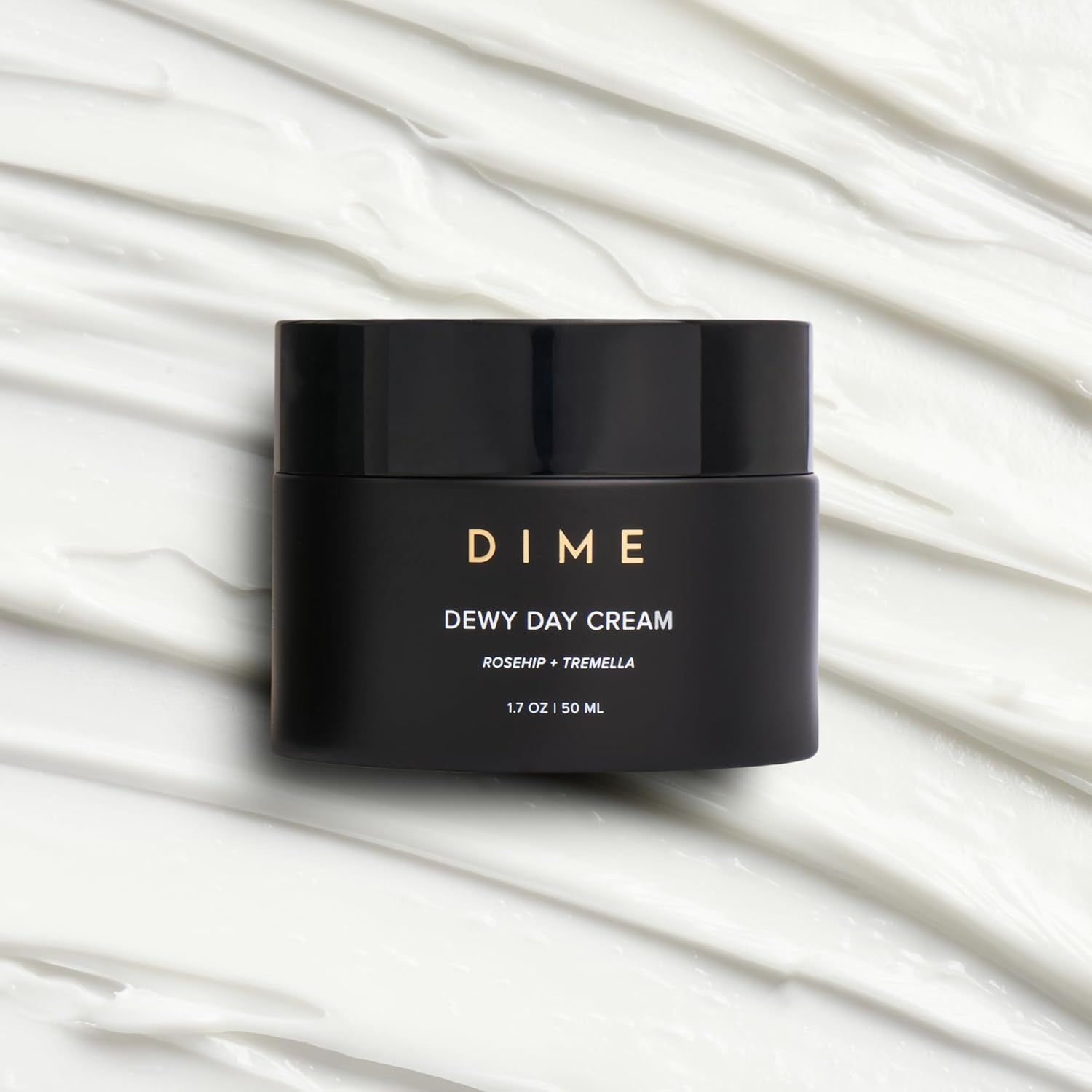 DIME Dewy Day Cream – 50ml | Lightweight, Vegan Daily Moisturiser for Hydration, Firmness & Radiance