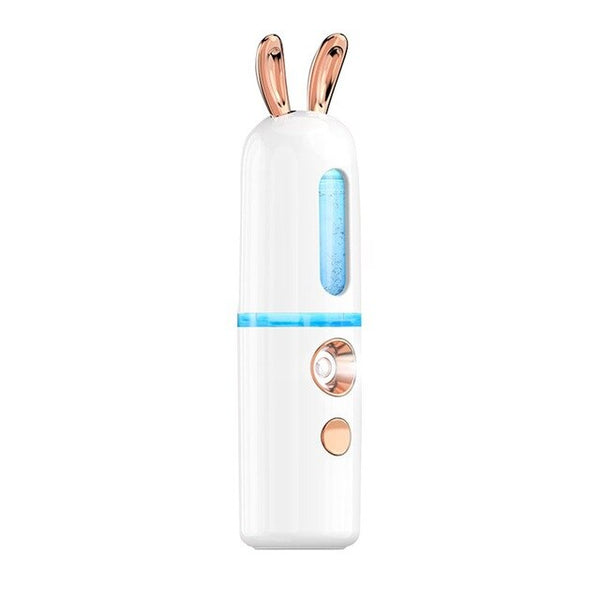 Nano Hydrating Facial Steamer – Negative Ion Portable Moisturising Spray (Cute Fawn & Bunny Design)
