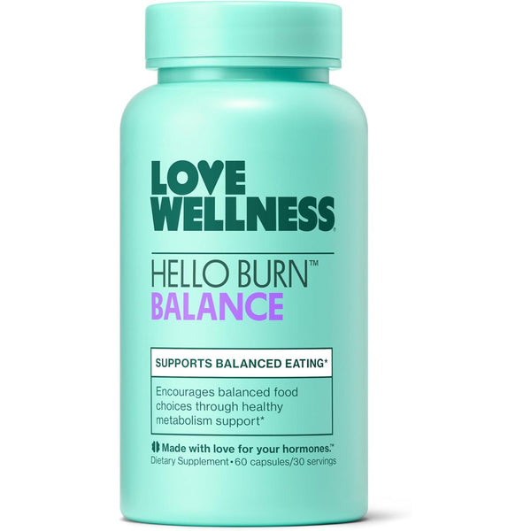 Love Wellness Hello Burn Balance – 60 Capsules | Metabolism, Hormonal & Energy Support