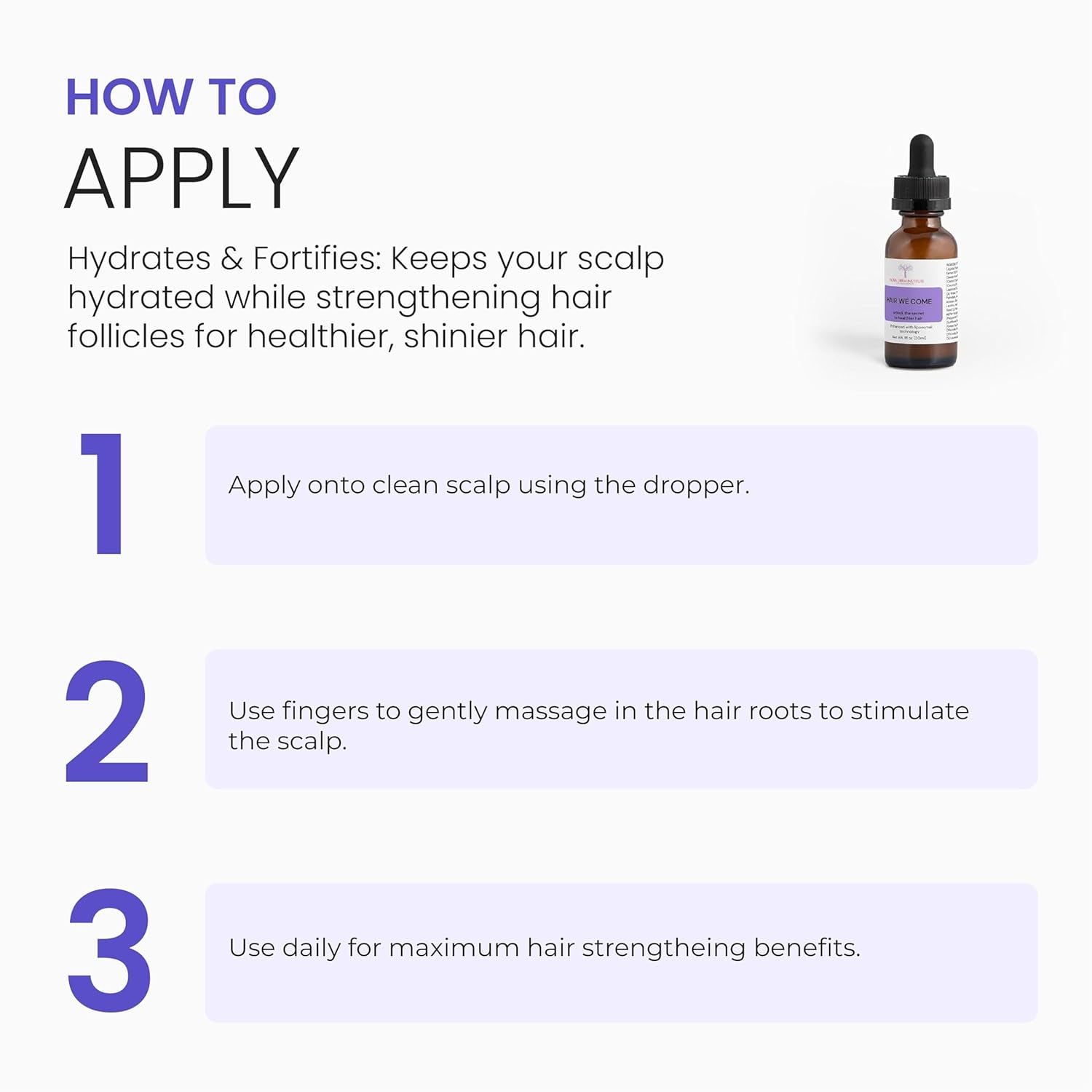 NOVA DERM INSTITUTE Hair We Come – 30ml | Ayurvedic Hair & Scalp Oil for Growth, Thickness & Shine