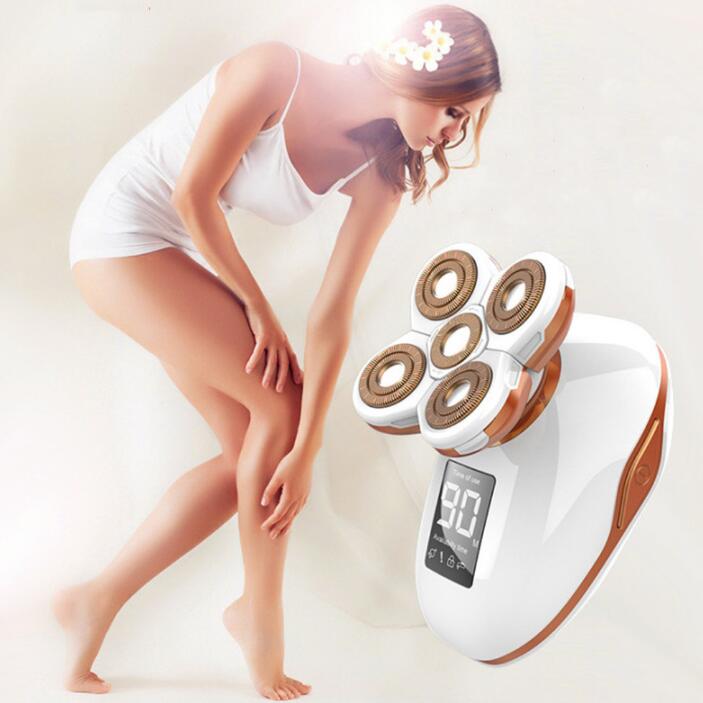5-in-1 Ladies Electric Shaver – Floating Head Hair Removal Device