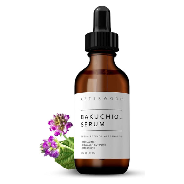 Asterwood Bakuchiol Serum  2 Fl Oz - 59ml – Gentle Anti-Aging & Hydrating Solution