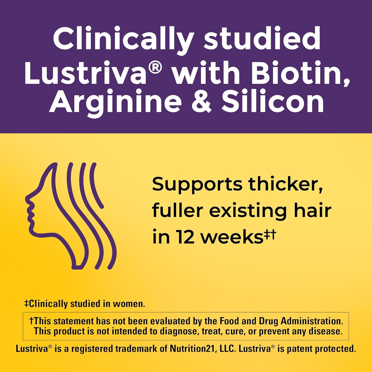 Nature Made Hair Growth Softgels – 30 Softgels | Clinically Proven Formula for Thicker, Fuller Hair in 12 Weeks