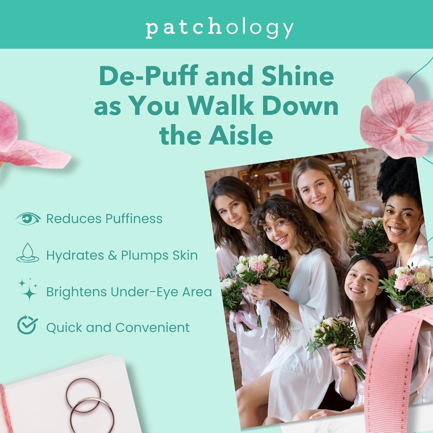 Patchology Rejuvenating Eye Gels – 5 Pack (5 Pairs) | Brighten, Depuff & Smooth Tired Eyes