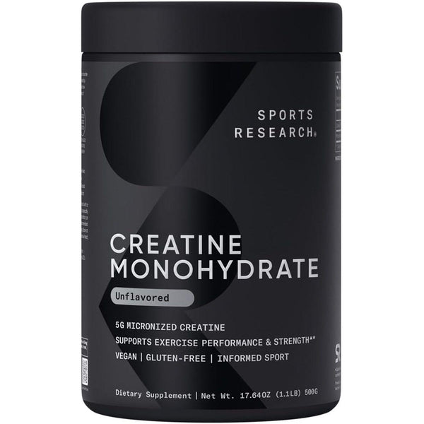 Sports Research Creatine Monohydrate Dietary Supplement 17.64 oz - 500 g