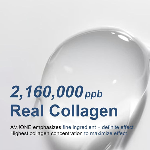 AVJONE Deep Collagen Power Boosting Mask – 35g x 4 Sheets | Overnight Anti-Aging & Firming Hydrogel Mask