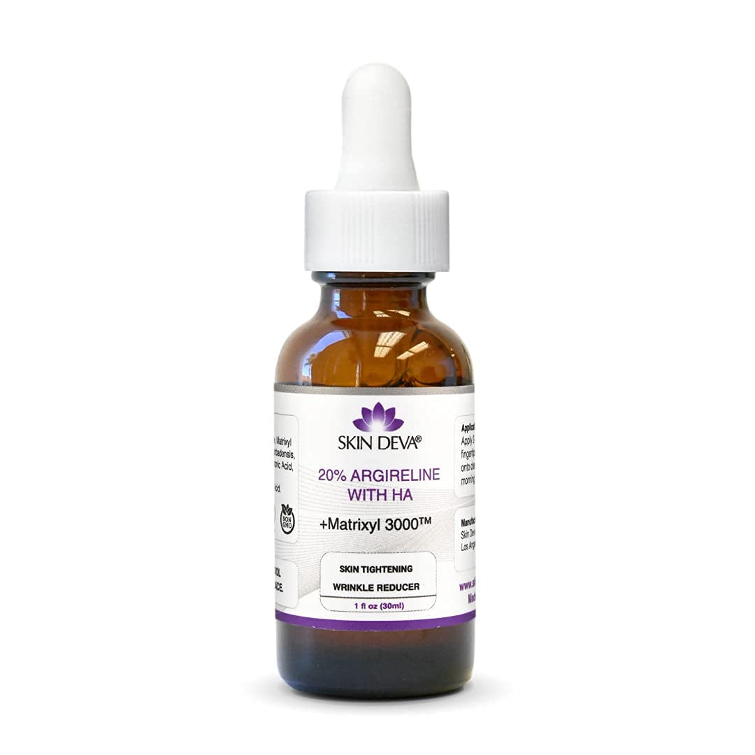 SKIN DEVA 20% Argireline With HA + Matrixyl 3000™ – 30ml | Wrinkle-Reducing Peptide Serum for Firmer, Youthful Skin