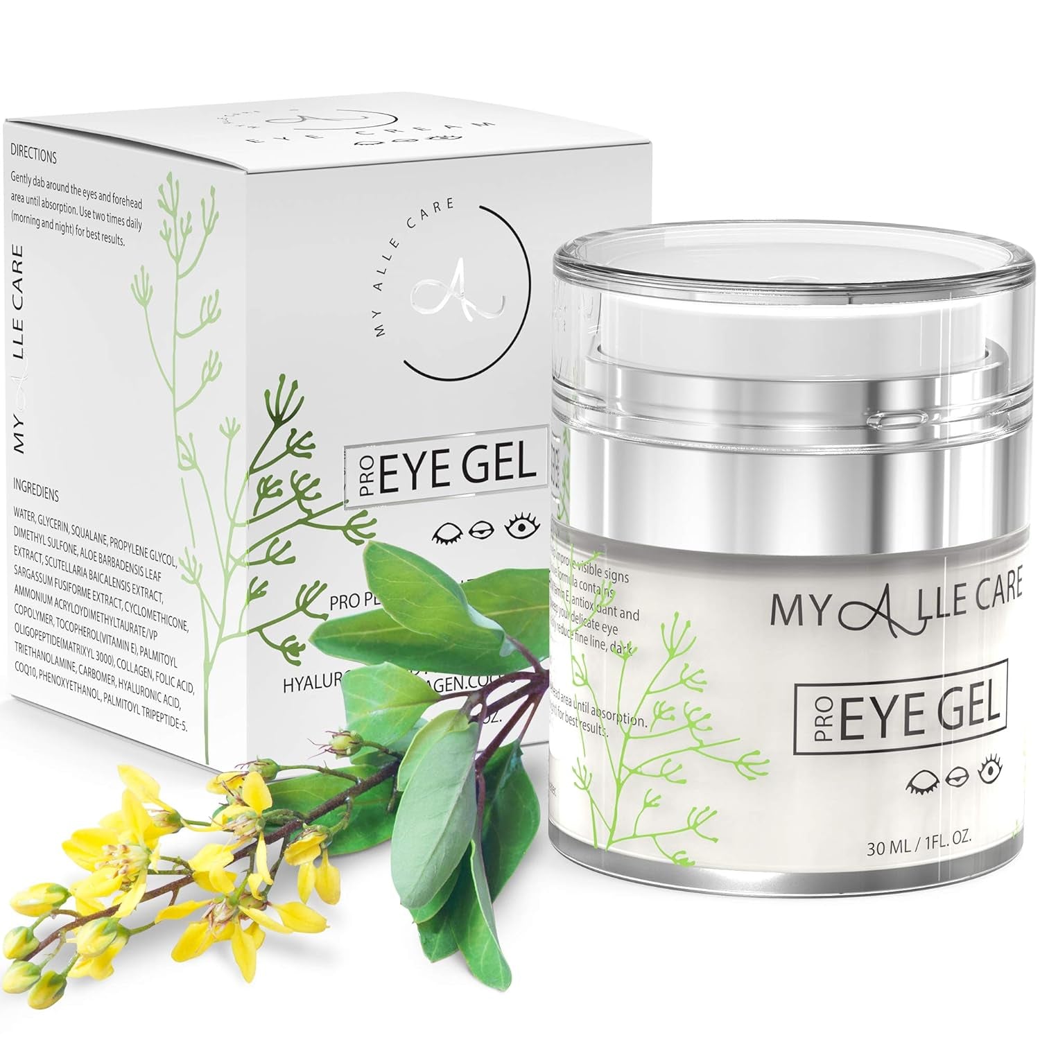 My Alle Care Eye Gel Pro – 30ml | Anti-Aging Hydration for Puffy Eyes, Dark Circles & Fine Lines