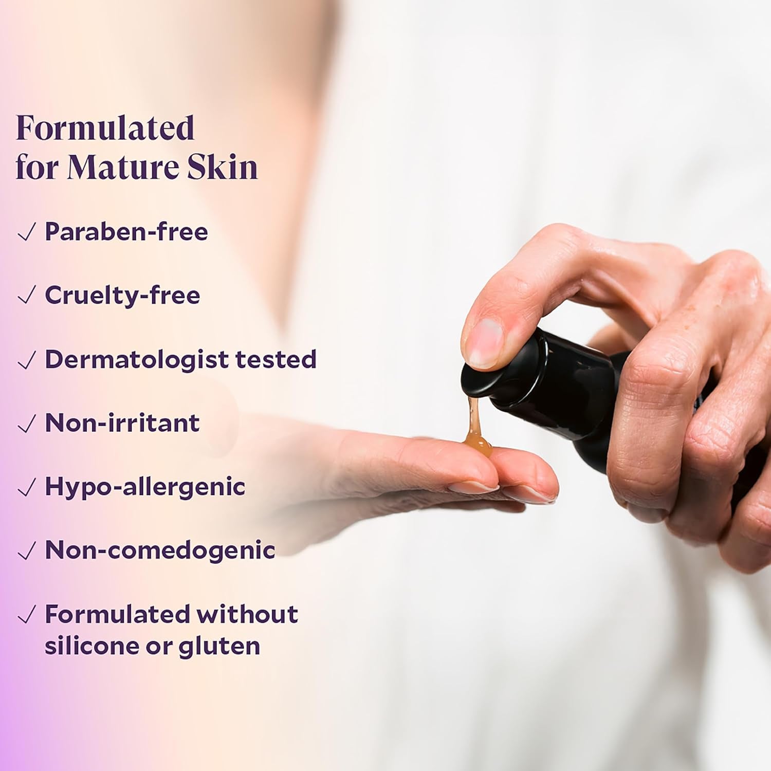 Vitamin C Serum with Hyaluronic Acid & Citrus Stem Cells - Anti-Aging Brightening, Firming, Hydrating Serum for Mature Skin, Reduces Dark Spots, Fine Lines & Boosts Radiance - 1 FL. OZ. / 30 ML