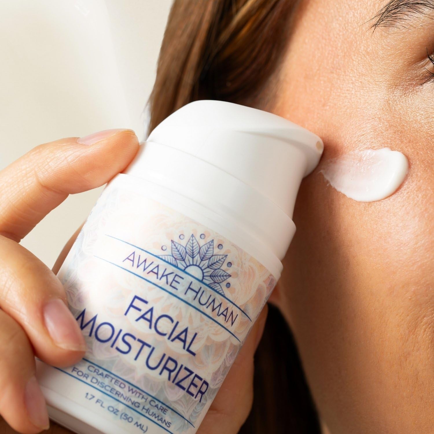 Awake Human Facial Moisturizer – 50ml | Natural Hydration for Dry & Sensitive Skin