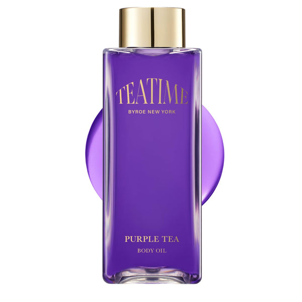 BYROE Teatime Purple Tea Body Oil – 65ml | Hydrating, Radiance-Boosting Body Oil