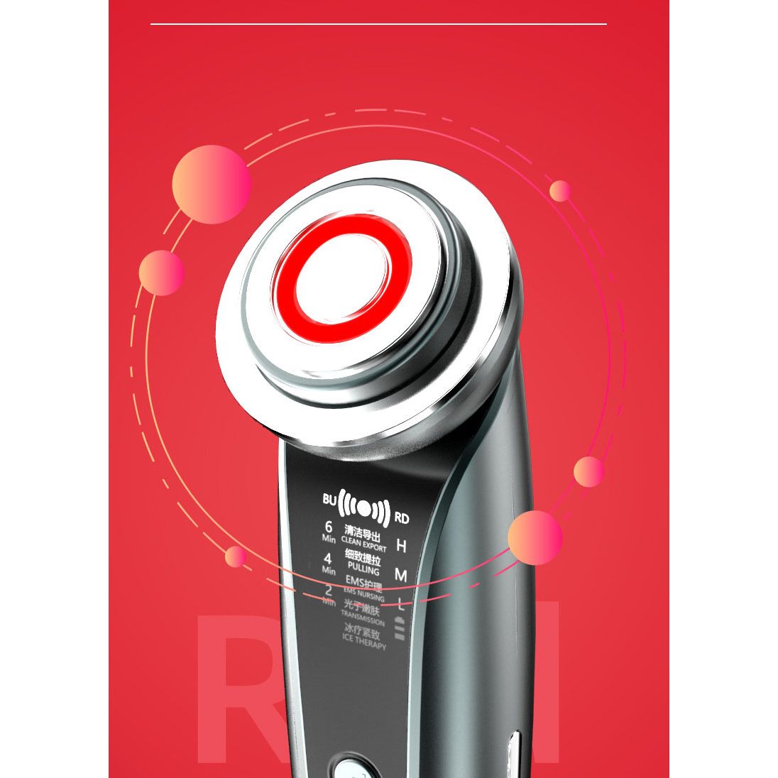 High-Quality LED Ice Light Skin Rejuvenation Device – Pore Cleaner & Face Wash Tool