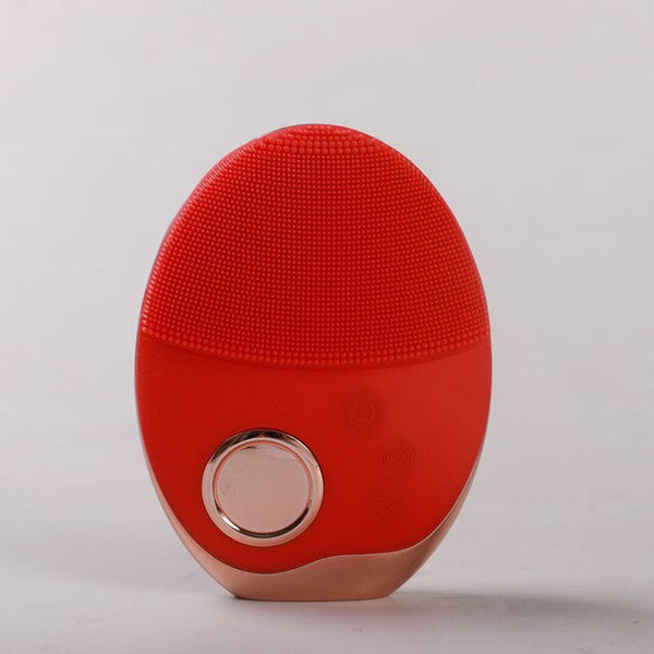 Wireless Charging Phototherapy Facial Cleanser – Silicone Ultrasonic Skin Rejuvenation & Deep Cleaning Device with Photon Therapy