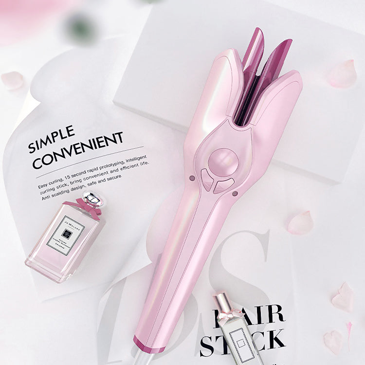 Smart Auto-Rotating Hair Curler – Big Wave / Curling Stick with Negative Ion & Hot / Cool Modes